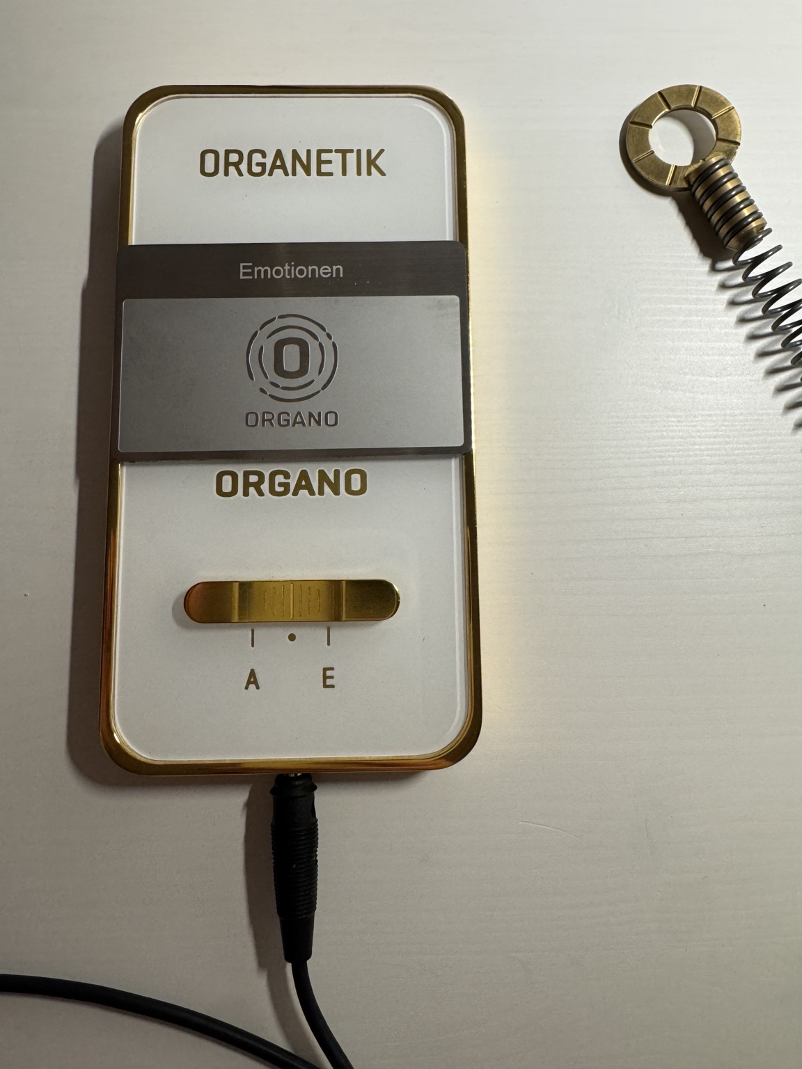 Organetikgerät, Programmkarte Emotionen und Tensor